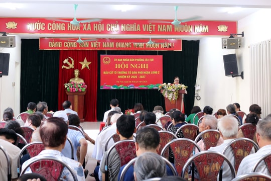 Phường Tây Tựu tổ chức bầu cử Tổ trưởng Tổ dân phố nhiệm kỳ 2025 - 2027