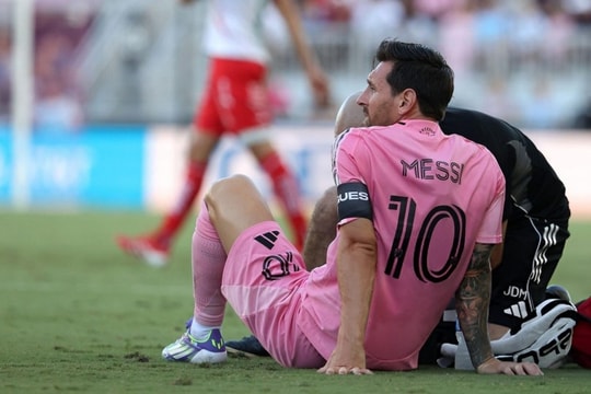 Inter Miami vượt khó vào tứ kết Leagues Cup dù mất Messi sớm