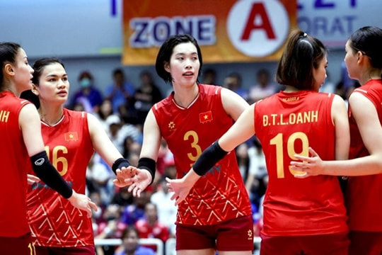 Bóng chuyền nữ Việt Nam lỡ hẹn lịch sử sau thất bại nghẹt thở trước Thái Lan