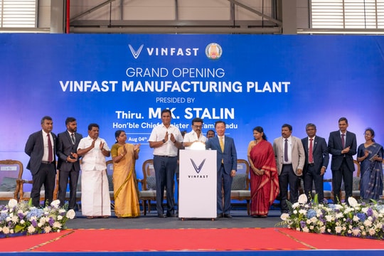 VinFast khánh thành nhà máy tại Ấn Độ