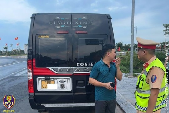 Xử lý tài xế vi phạm an toàn khi điều khiển xe khách
