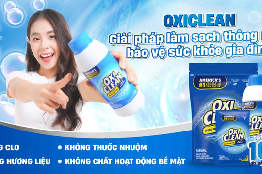 Bột giặt tẩy đa năng Oxiclean: Giải pháp làm sạch thông minh, bảo vệ sức khỏe gia đình