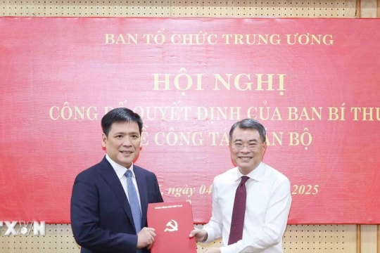 Đồng chí Nguyễn Thanh Bình được bổ nhiệm giữ chức Phó Trưởng ban Tổ chức Trung ương