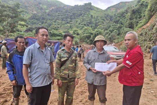 Trung ương Hội Chữ thập đỏ Việt Nam: Cứu trợ khẩn cấp người dân bị ảnh hưởng bởi lũ ống, lũ quét tại Điện Biên và Sơn La
