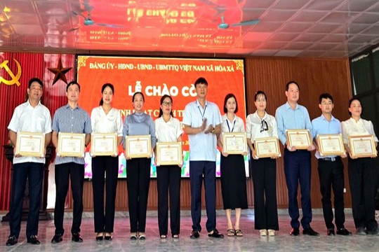 Xã Hoà Xá tiếp nhận 1.508 hồ sơ thủ tục hành chính, 100% giải quyết đúng và trước hạn
