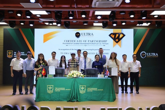 Ultra Education và Trường quốc tế Canada - Lào Cai ký kết hợp tác