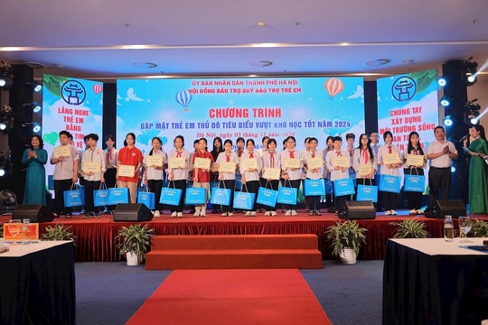 Tìm kiếm nhà đồng hành cùng Chương trình “Gặp mặt trẻ em Thủ đô tiêu biểu vượt khó học tốt”