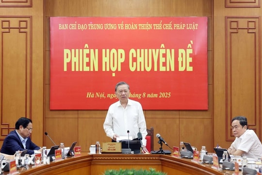 Tổng Bí thư Tô Lâm: Những điểm nghẽn đã phát hiện phải được xử lý triệt để, không cản trở phát triển