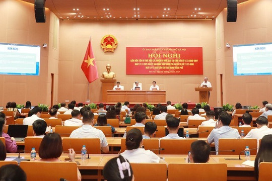 Hà Nội Tháo gỡ vướng mắc, triển khai hiệu quả mô hình chính quyền hai cấp