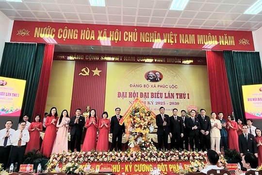 Đại hội đại biểu Đảng bộ xã Phúc Lộc (Hà Nội) Hiện thực hoá khát vọng vươn mình của vùng đất ven sông Hồng
