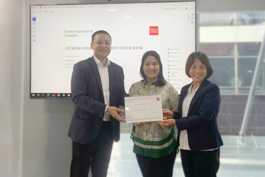 Wells Fargo vinh danh ngân hàng ABBANK có chất lượng thanh toán quốc tế xuất sắc