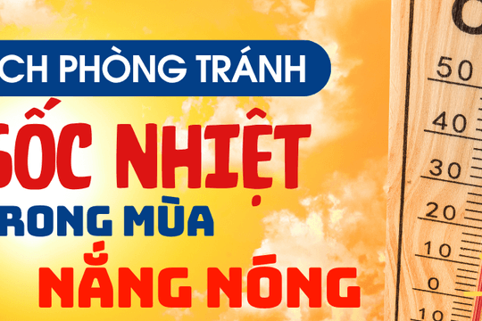 Cách phòng tránh sốc nhiệt trong mùa nắng nóng gay gắt