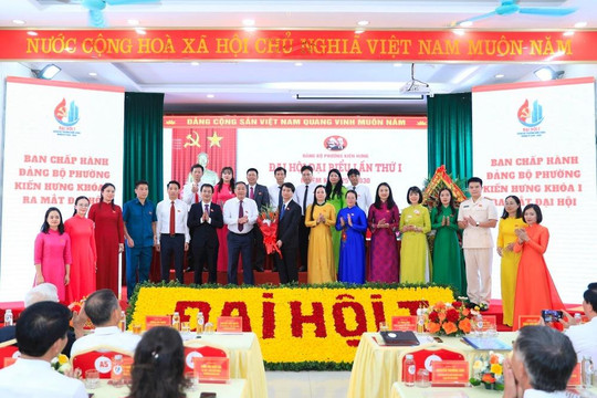 Đảng bộ phường Kiến Hưng vững bước vào kỷ nguyên mới