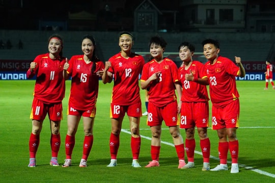 Tuyển nữ Việt Nam thắng đậm Campuchia ở trận ra quân AFF Cup 2025