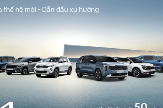 Kia hỗ trợ đến 50% lệ phí trước bạ cho nhiều mẫu xe