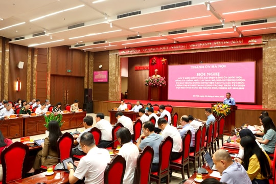 Đại biểu các cơ quan Trung ương góp ý Dự thảo văn kiện Đại hội XVIII Đảng bộ Hà Nội