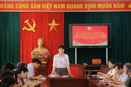 MTTQ xã Ứng Hòa hoàn thành góp ý Dự thảo văn kiện Đại hội Đảng