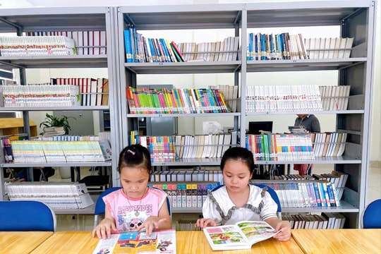 Thư viện phường Thanh Liệt đón hàng trăm lượt bạn đọc