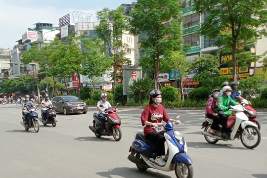 Bắc Bộ tăng nhiệt, ngày nắng oi nóng