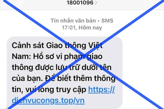 Cảnh báo lừa đảo nộp phạt vi phạm giao thông qua Cổng Dịch vụ công Quốc gia