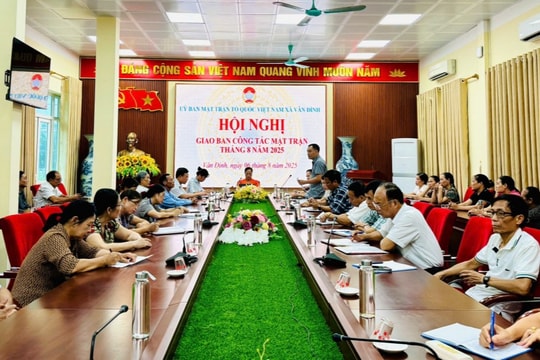 Ủy ban Mặt trận Tổ quốc Việt Nam xã Vân Đình: Dấu ấn trong công tác an sinh xã hội và chuyển đổi số