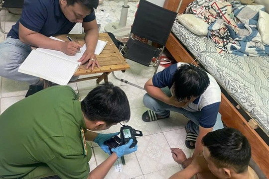 Bắt giữ nhóm đối tượng sử dụng ma túy trái phép