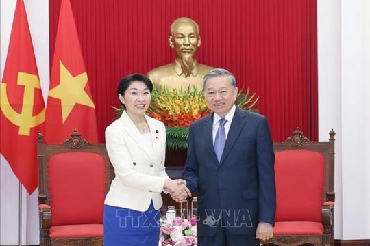 Tổng Bí thư Tô Lâm tiếp Chủ tịch Liên minh nghị sĩ hữu nghị Nhật – Việt