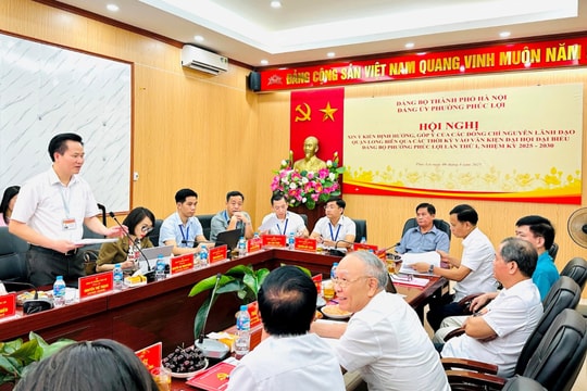 Xây dựng phường Phúc Lợi phát triển bền vững, văn minh, hạnh phúc