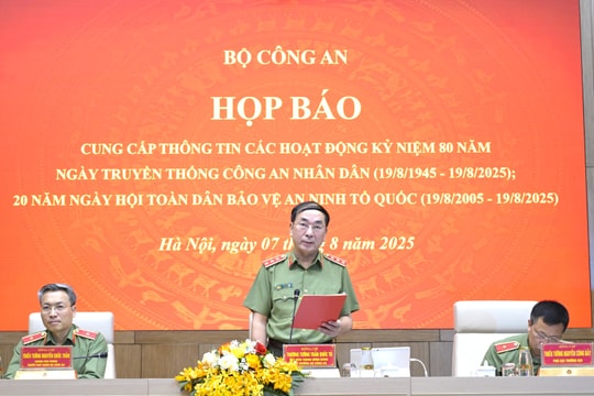 Bộ Công an tổ chức nhiều hoạt động kỷ niệm 80 năm Ngày truyền thống Công an nhân dân