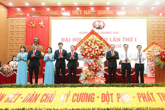 Đại hội đại biểu Đảng bộ xã Quảng Oai lần thứ I, nhiệm kỳ 2025-2030: Dấu mốc mở ra chặng đường phát triển mới