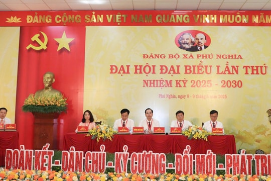 Phú Nghĩa tổ chức phiên trù bị Đại hội đại biểu Đảng bộ xã lần thứ I, nhiệm kỳ 2025-2030