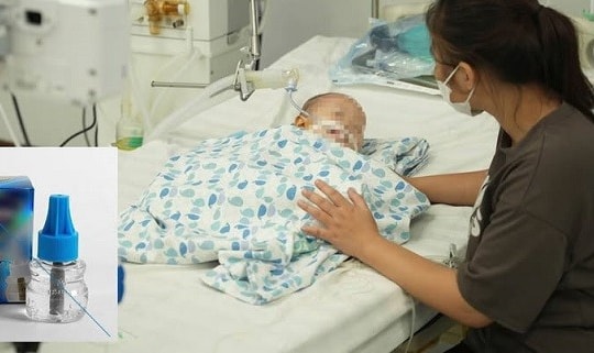 Uống phải tinh dầu đuổi muỗi, bé trai suy hô hấp nguy kịch