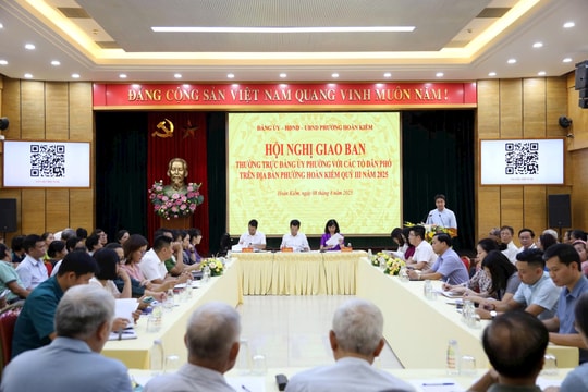 Phường Hoàn Kiếm: Phát huy vai trò nòng cốt của các tổ dân phố