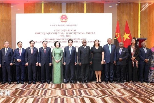 Chủ tịch nước dự lễ kỷ niệm 50 năm thiết lập quan hệ ngoại giao Việt Nam - Angola