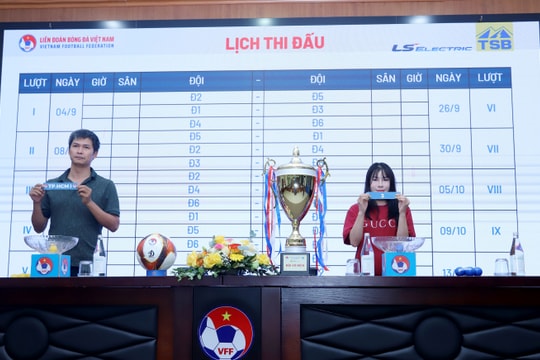 Bốc thăm xếp lịch thi đấu Giải bóng đá nữ Vô địch quốc gia - Cúp Thái Sơn Bắc 2025