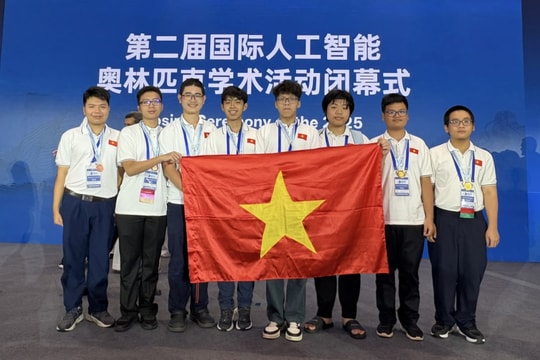 Việt Nam đứng trong nhóm 4 quốc gia, vùng lãnh thổ đạt thành tích cao nhất tại Kì thi Olympic Trí tuệ nhân tạo quốc tế