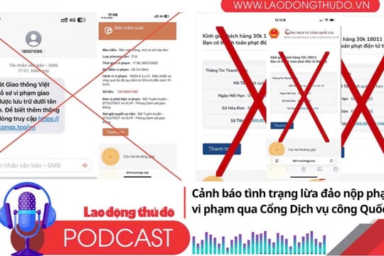 Điểm những tin nổi bật tối ngày 8/8/2025: Cảnh báo tình trạng lừa đảo nộp phạt vi phạm qua Cổng Dịch vụ công Quốc gia
