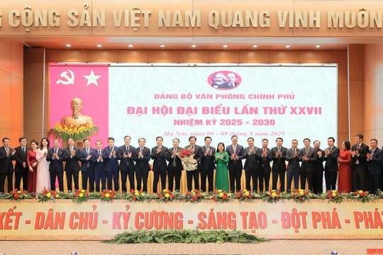 Đồng chí Nguyễn Hòa Bình nêu 4 nhóm nhiệm vụ Đảng ủy Văn phòng Chính phủ cần thực hiện nhiệm kỳ 2025-2030