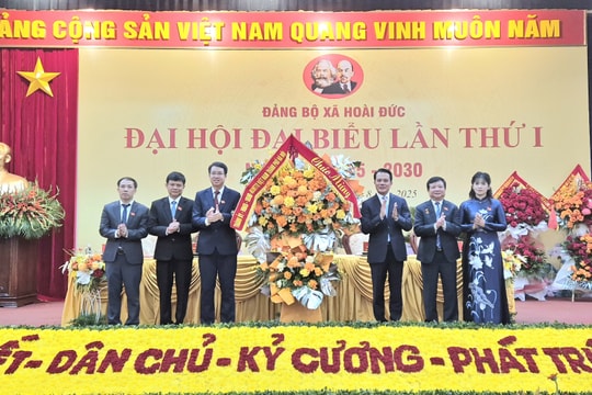 Xây dựng Hoài Đức trở thành phường văn minh, giàu đẹp và hạnh phúc