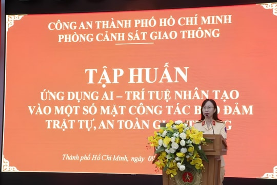 Công an TP Hồ Chí Minh ứng dụng AI bảo đảm trật tự an toàn giao thông