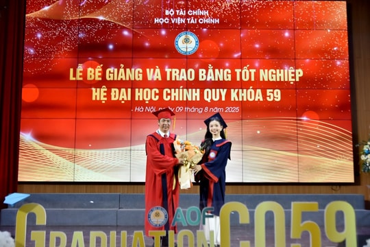 Học viện Tài chính: Tân cử nhân bước tiếp hành trình “Tài – Tâm – Chính”