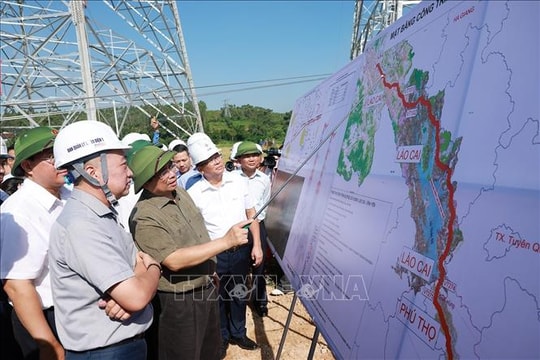 Thủ tướng Phạm Minh Chính: Đến 19-8 phải hoàn thành dự án đường dây tải điện 500kV Lào Cai - Vĩnh Yên