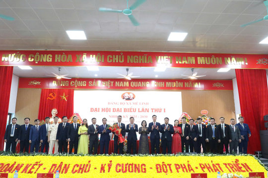 Đại hội đại biểu Đảng bộ xã Mê Linh lần thứ I, nhiệm kỳ 2025-2030 thành công tốt đẹp