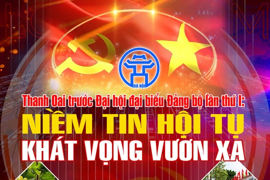Thanh Oai trước Đại hội đại biểu Đảng bộ lần thứ I: Niềm tin hội tụ, khát vọng vươn xa