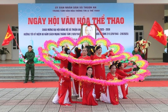Sôi nổi Ngày hội văn hóa - thể thao xã Thuận An