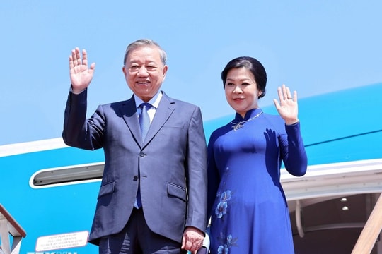 Tổng Bí thư Tô Lâm và Phu nhân bắt đầu chuyến thăm cấp Nhà nước tới Hàn Quốc