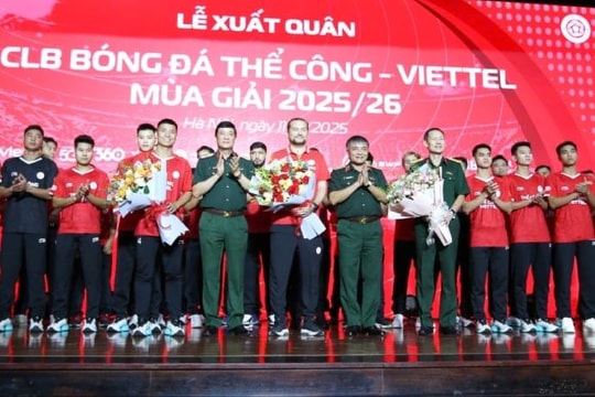 CLB Thể Công Viettel đặt mục tiêu vô địch V.League 2025-2026