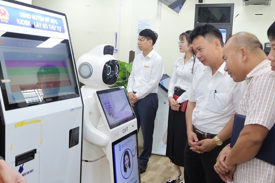 Nâng cao hiệu quả chuyển đổi số, dịch vụ công tại Mỹ Đức