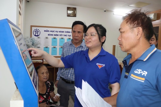 Đoàn Thanh niên xã Bát Tràng đồng hành tham gia xây dựng kỷ nguyên số