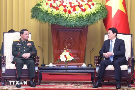 Chủ tịch nước: Việt Nam sẽ cùng Lào bảo vệ vững chắc thành quả cách mạng đã đạt được